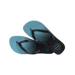 Havaianas, Top Basic Flip Flops, Blue/Black, Men's 8, Women's 9/10, NWT